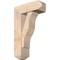 Ekena Millwork Funston Craftsman Smooth Bracket w/ Offset Brace, Douglas Fir, 7 1/2"W x 20"D x 32"H BKT0806X20X32FST04SDF - alternate 1